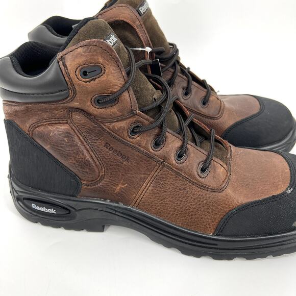 Reebock Mens Size 17W Leather Work Boots RB7755 Composite Toe NWT - Picture 3 of 10